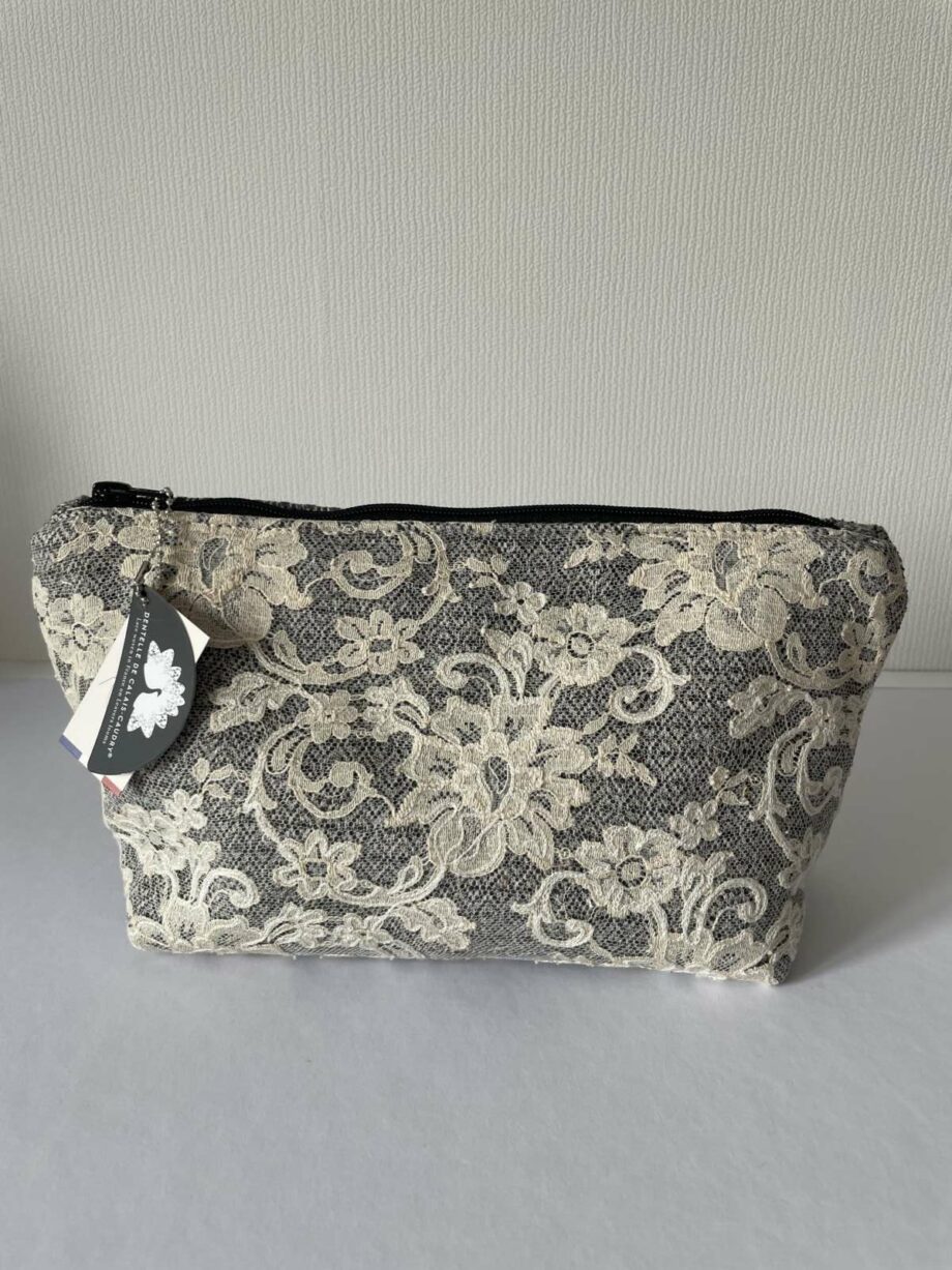 Pochette en dentelle Calais-Caudry écru - Valencroix