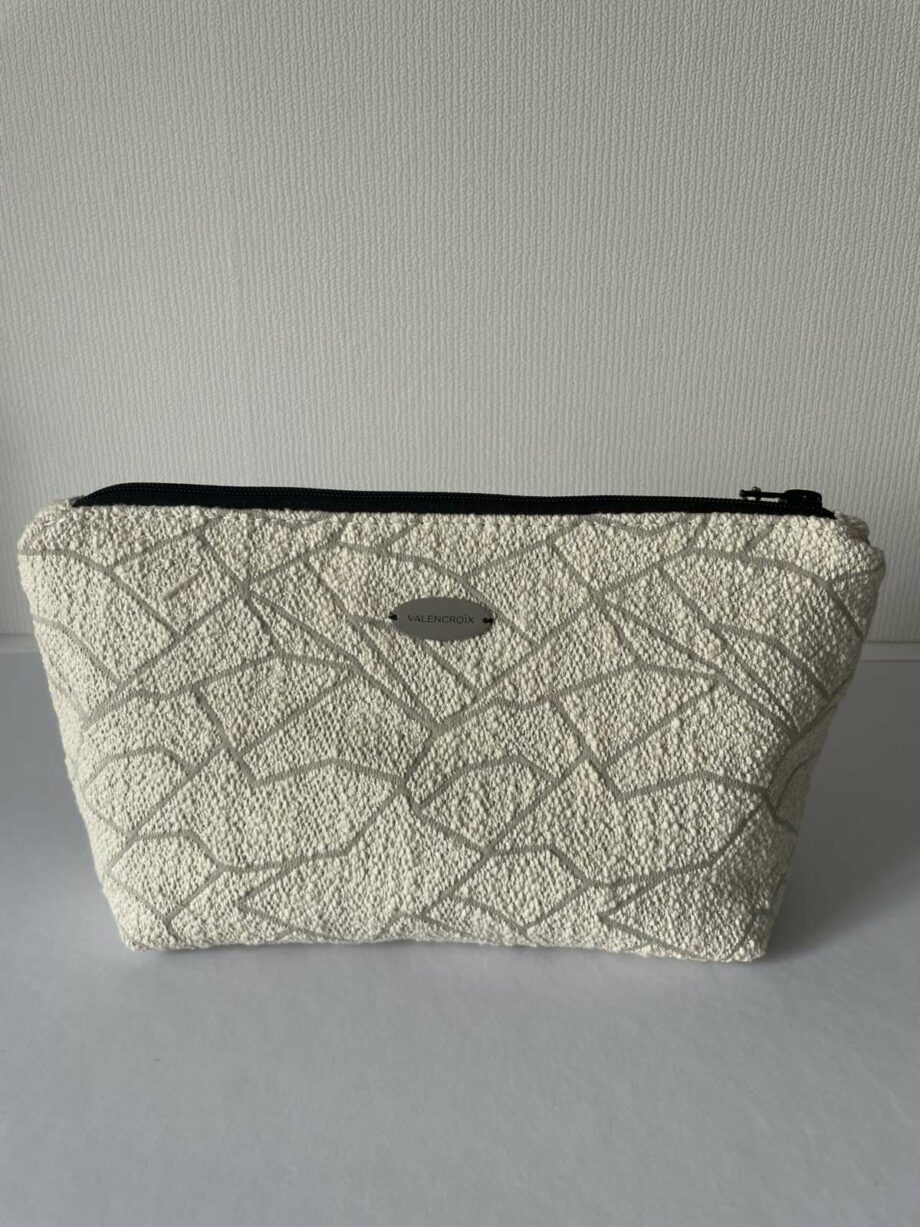 Pochette en dentelle Calais-Caudry beige/or - Valencroix