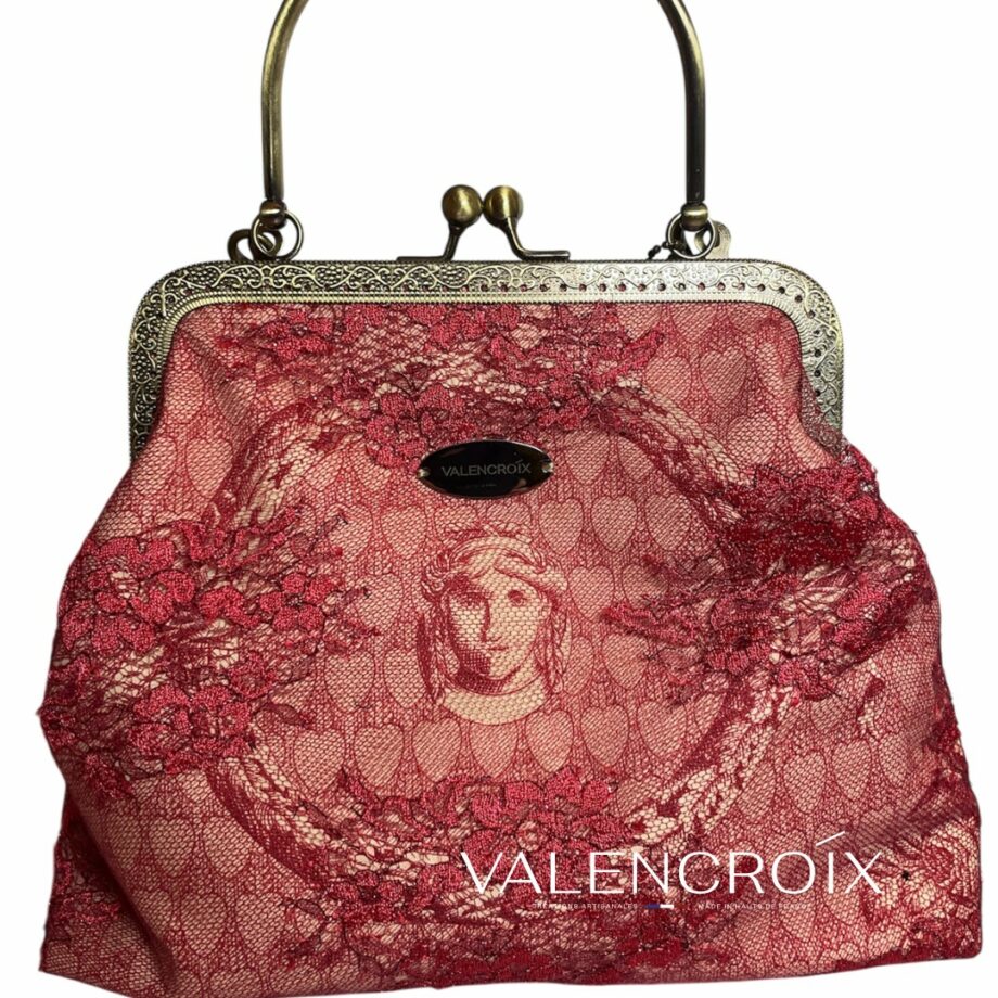 Sac clic clac French Romance dentelle Calais-Caudry - Valencroix